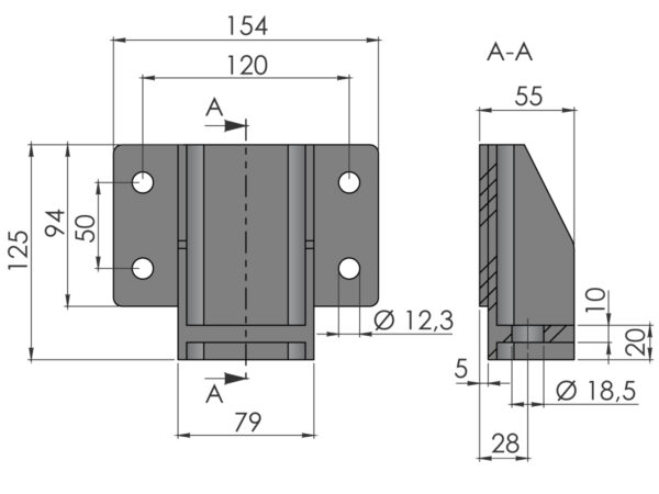 Ülemine kinnitus M731
