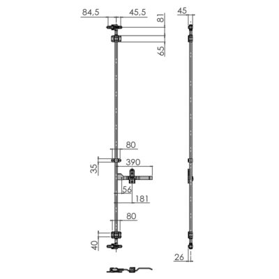 Ukselukk TMT-S-27