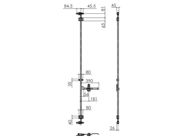 Ukselukk TMT-S-27
