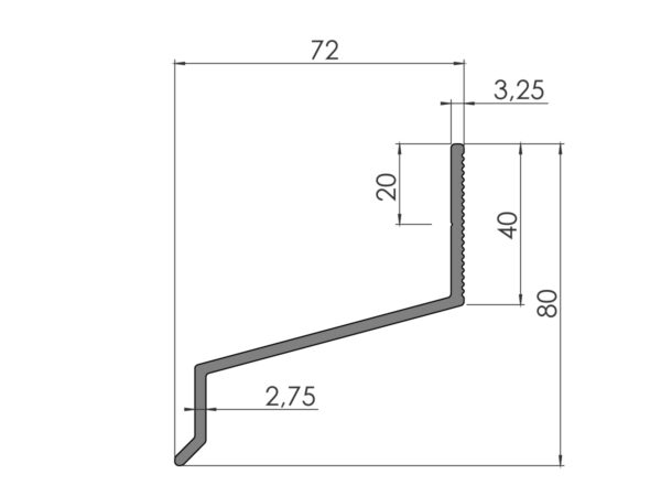 Tagaluugi tippaprofiil An 2.6m