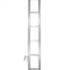 Kokkupandav alumiinium redel 255 x 1920 MM