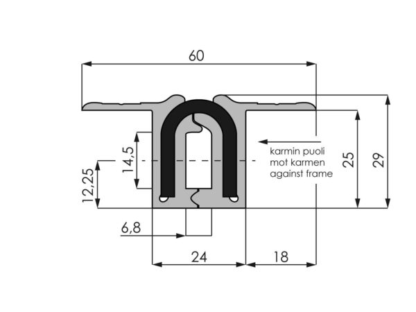 TE-160 Alumiiniumhing 2800 - Image 3
