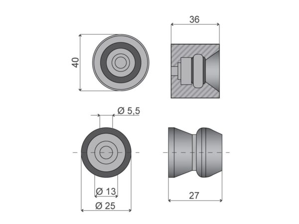 Uksefiksaator 865 komplekt - Image 2